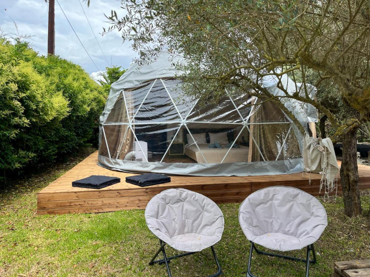 فندق Manna Gea Glamping Domes فونيتسا المظهر الخارجي الصورة